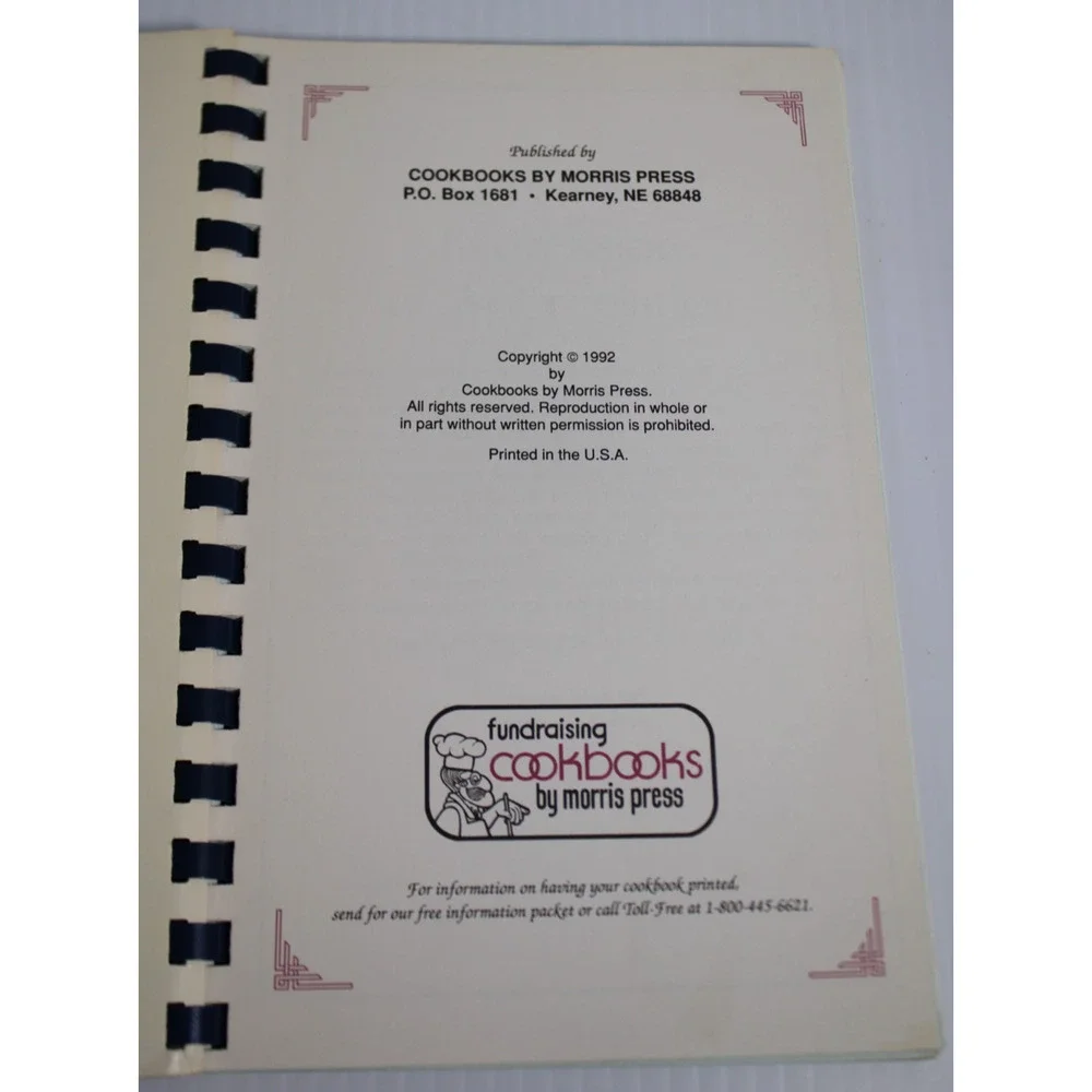 Vintage 1992 Prescriptions For the Pallet Collin County Texas Nursing Cookbook